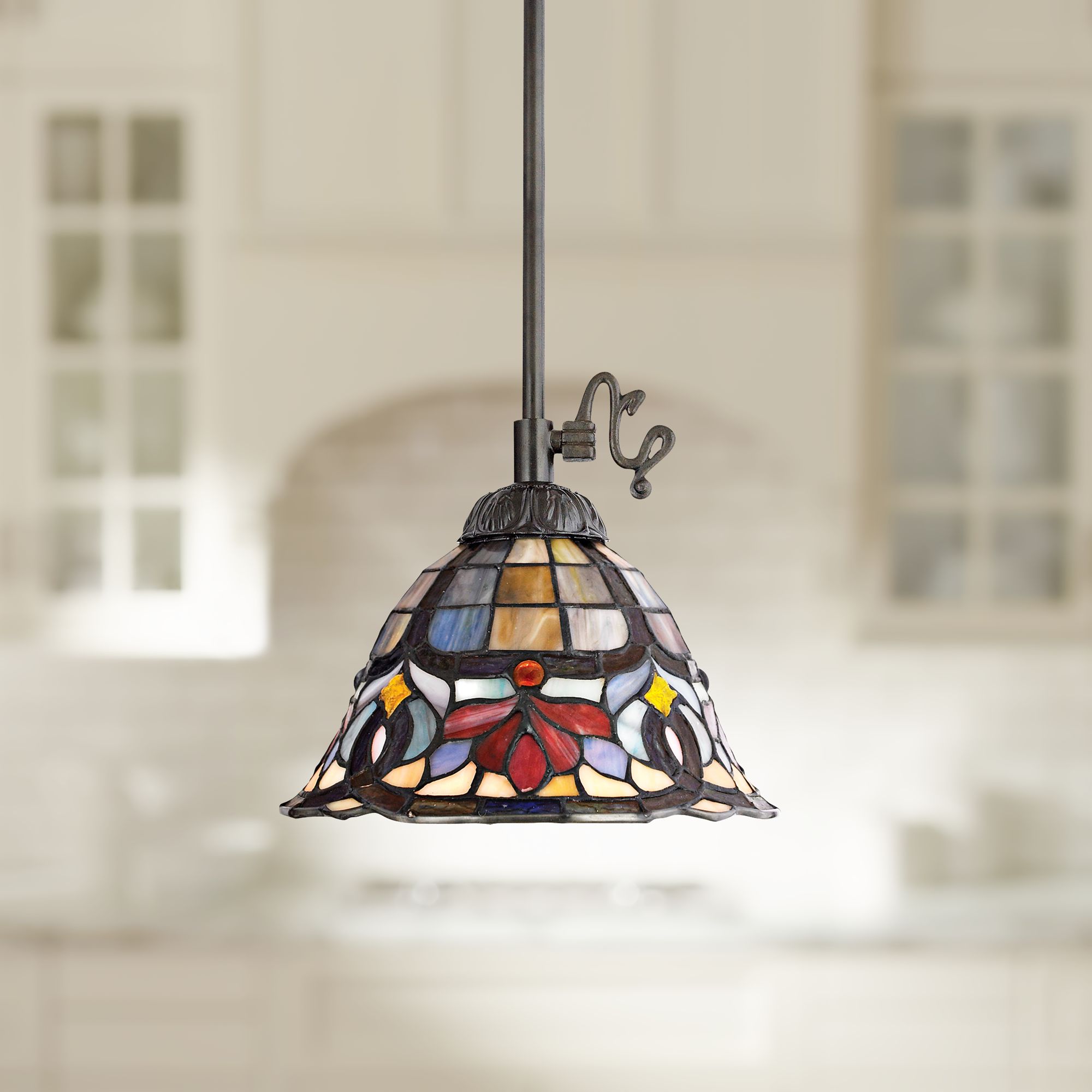 mini tiffany style lamp