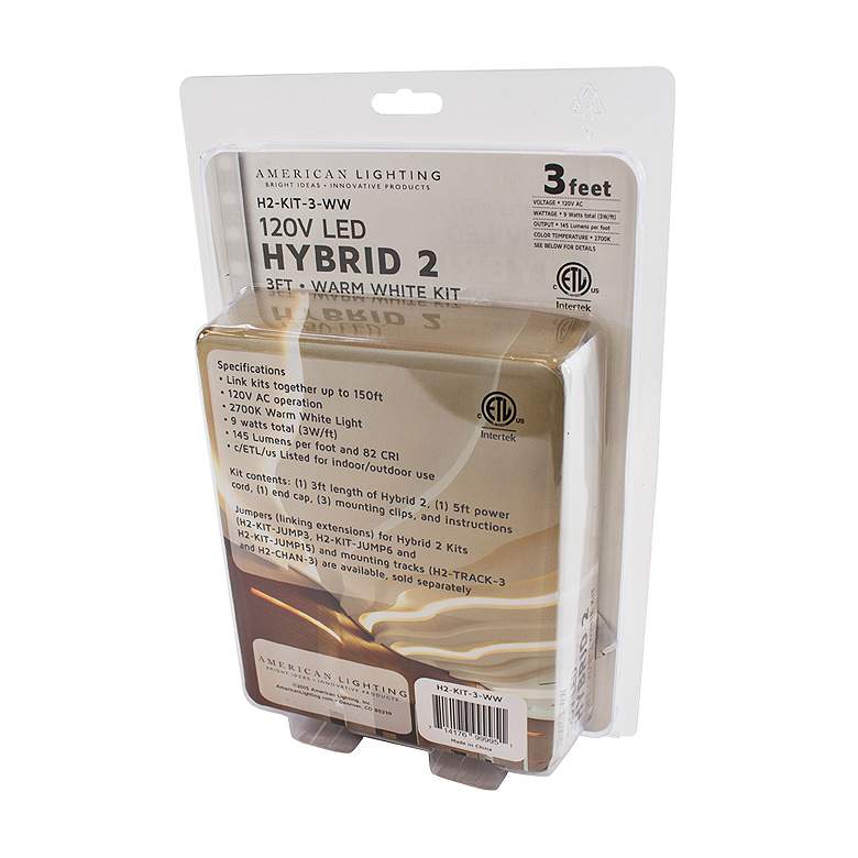 Image 4 Hybrid 2 3-Foot Warm White LED Tape Light Kit more views