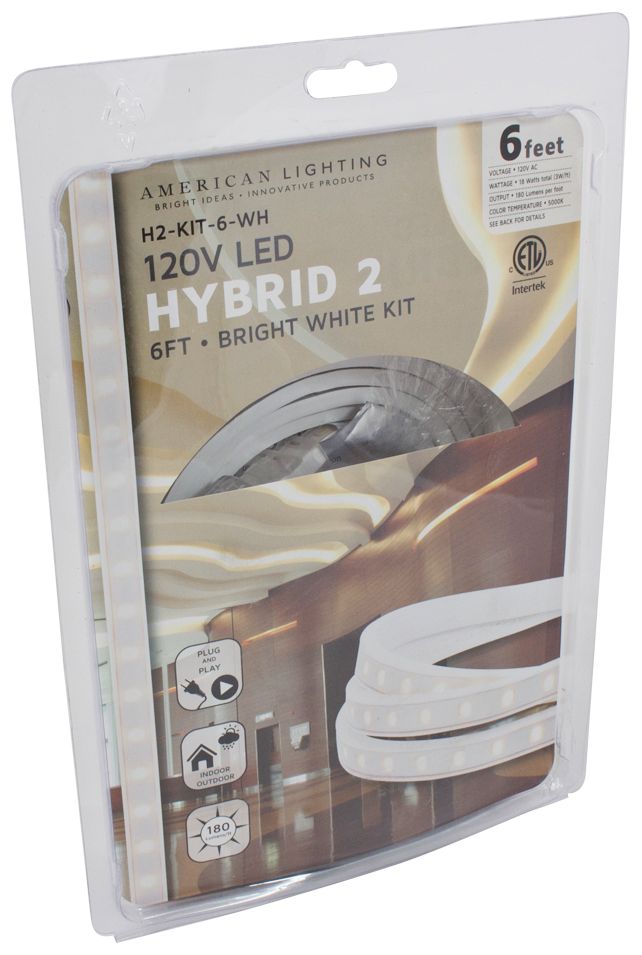 Image 3 Hybrid 2 6-Foot Bright White LED Tape Light Kit more views