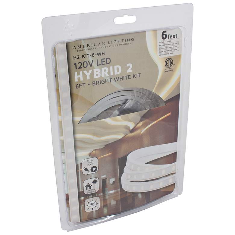 Image 3 Hybrid 2 6-Foot Bright White LED Tape Light Kit more views