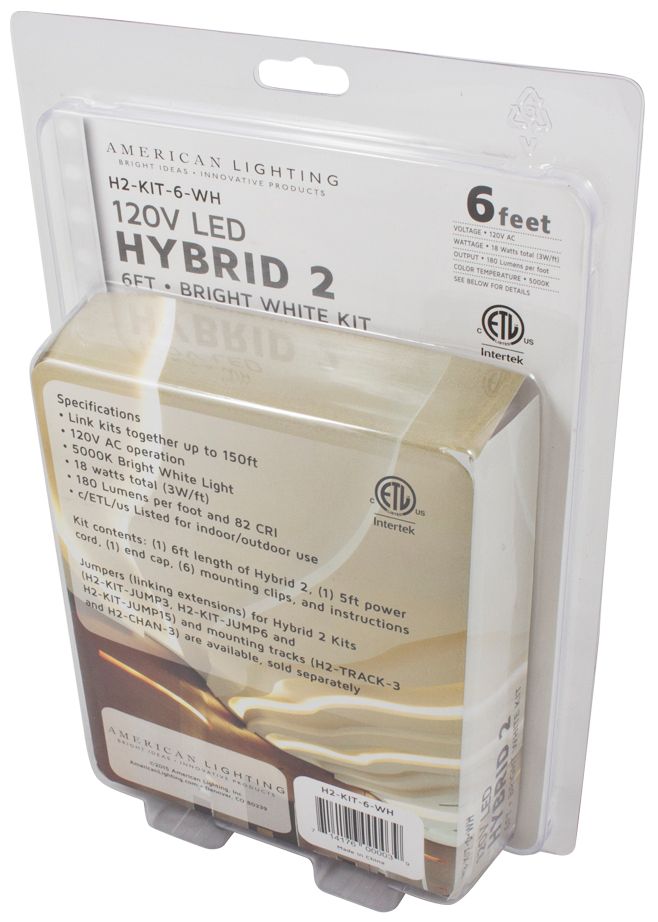 Image 4 Hybrid 2 6-Foot Bright White LED Tape Light Kit more views