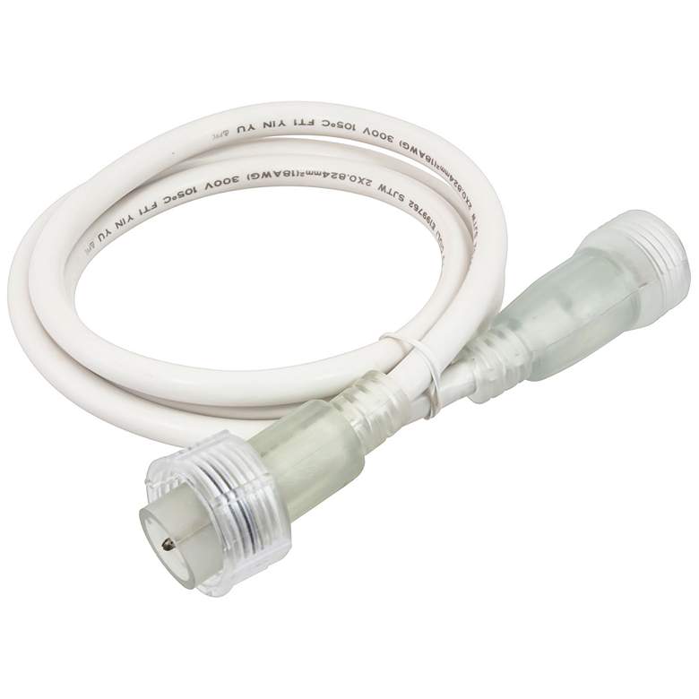 Image 1 Hybrid 2 6" White Jumper Cable