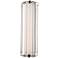 Hyde Park 23 1/2" High Polished Nickel LED Wall Sconce