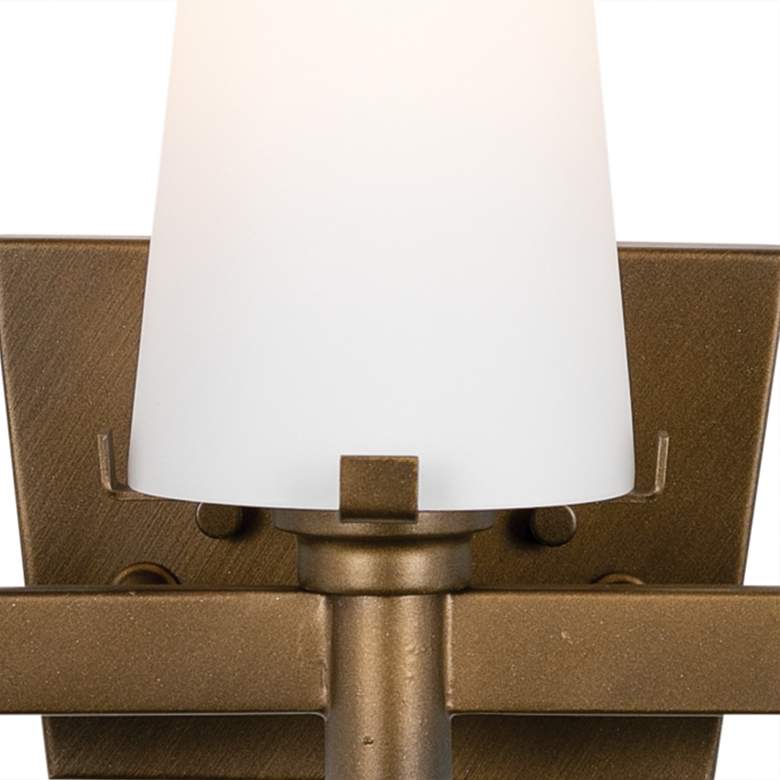 Image 2 Hyde Park 24" Wide Vintage Gold 3-Light Bath Light more views