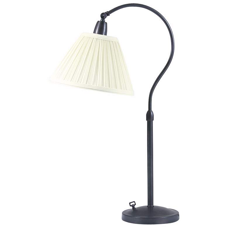 Image 1 Hyde Park Collection Downbridge Bronze Finish Desk Lamp