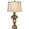 Hyde Park Distressed Gold Table Lamp