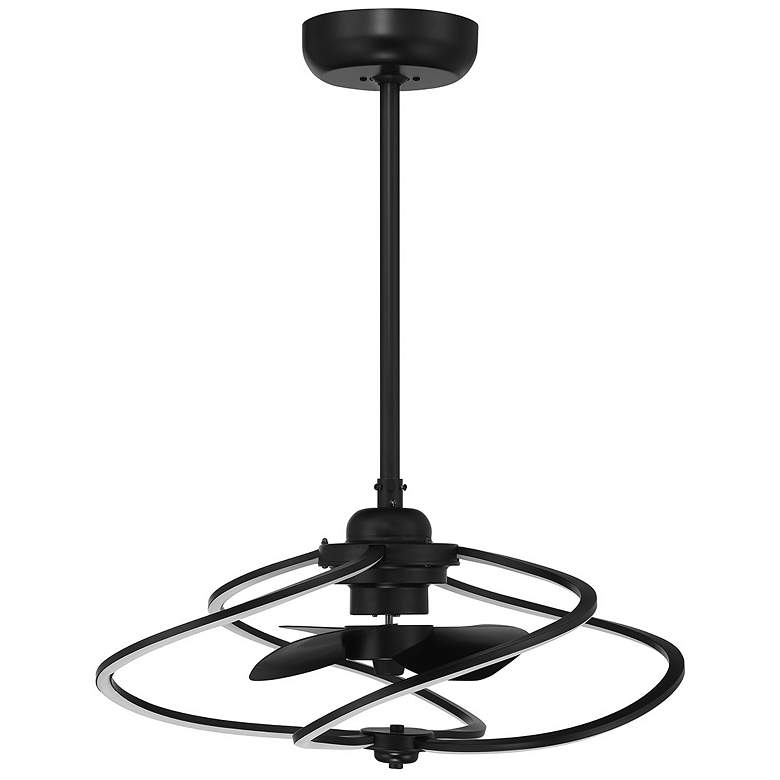 Image 2 Hydra LED Fan D'Lier in Matte Black more views