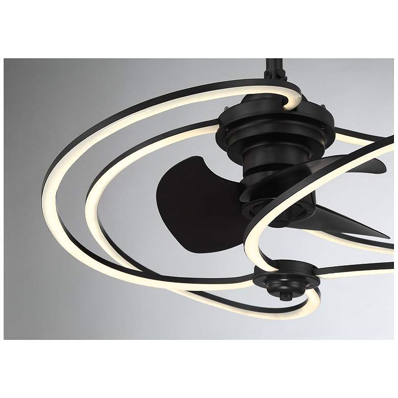 Image 6 Hydra LED Fan D'Lier in Matte Black more views