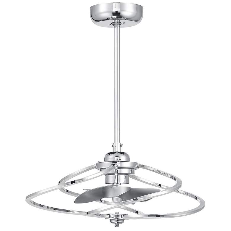 Image 2 Hydra LED Fan D'Lier in Polished Chrome more views