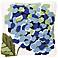 Hydrangea 18" Square Floral Throw Pillow