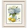 1_Hydrangea Lemons 1 24"W x 28"H Framed Art