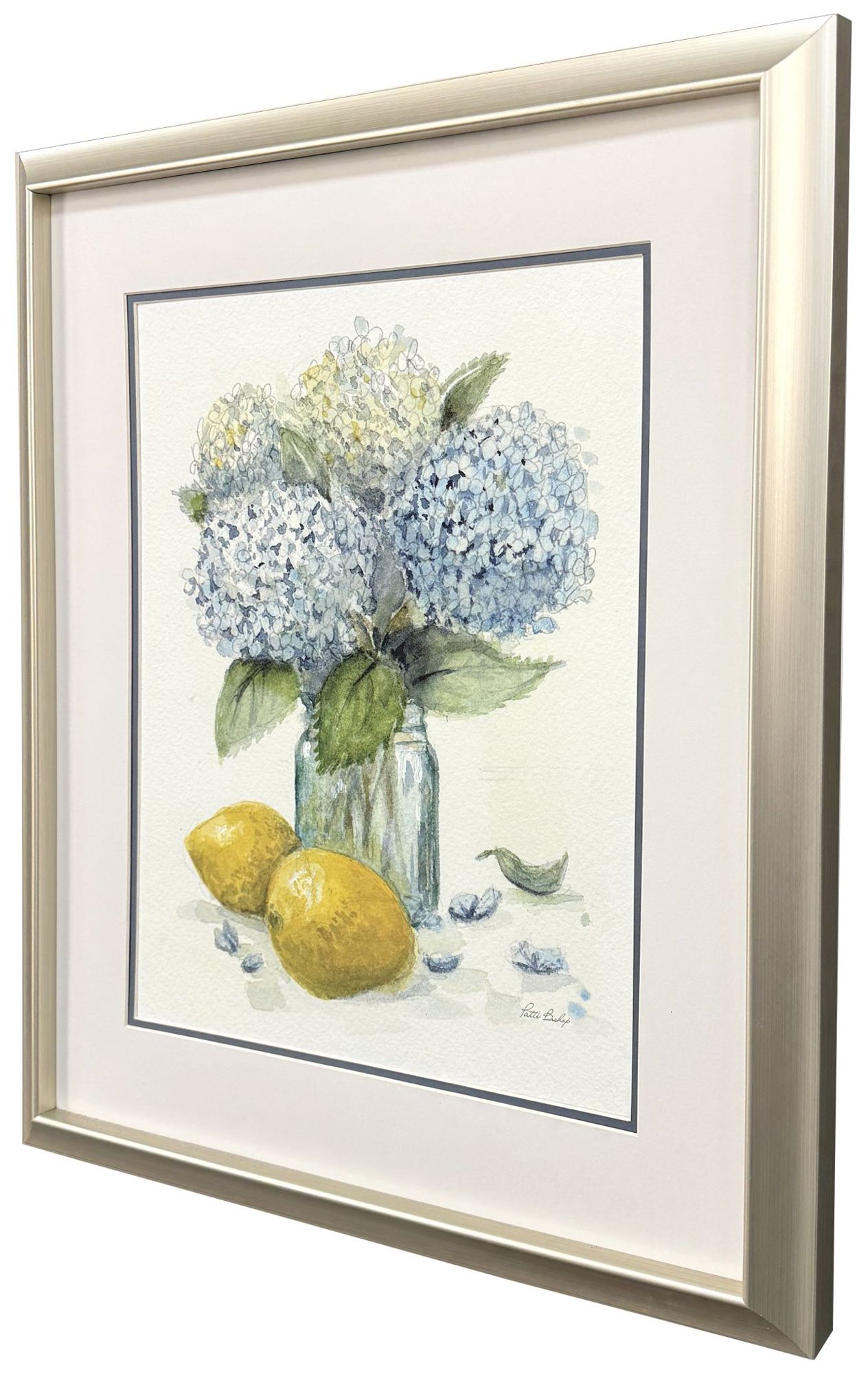 Image 2 Hydrangea Lemons 1 24"W x 28"H Framed Art more views
