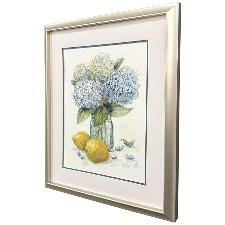 Image 2 Hydrangea Lemons 1 24"W x 28"H Framed Art more views
