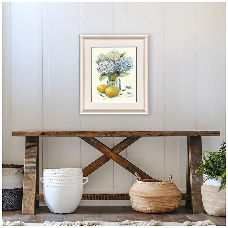 Image 4 Hydrangea Lemons 1 24"W x 28"H Framed Art more views