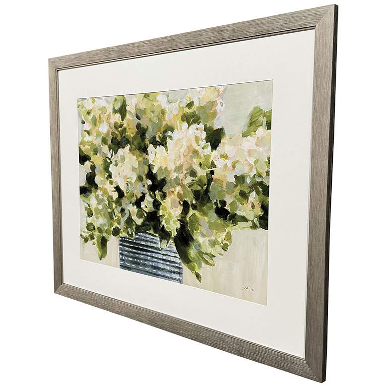 Image 2 Hydrangeas in Vase 50"W x 41"H Traditional Framed Art more views