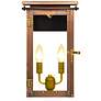 Hyland 14 1/2" High Antique Copper 2-Light Outdoor Wall Light