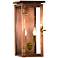 Hyland Flush 17 1/2"H Antique Copper 2-Light Outdoor Wall Light