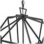 4_Hylena 15" Wide 4-Light Pendant in Textured Black more views
