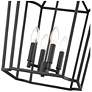 5_Hylena 15" Wide 4-Light Pendant in Textured Black more views