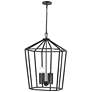 2_Hylena 18.5" Wide 6-Light Pendant in Textured Black more views