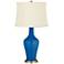 Hyper Blue Anya Table Lamp with Dimmer