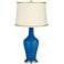 Hyper Blue Anya Table Lamp with President's Braid Trim