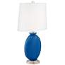 Hyper Blue Carrie Table Lamp Set of 2 with Dimmers
