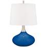 Hyper Blue Felix Modern Table Lamp