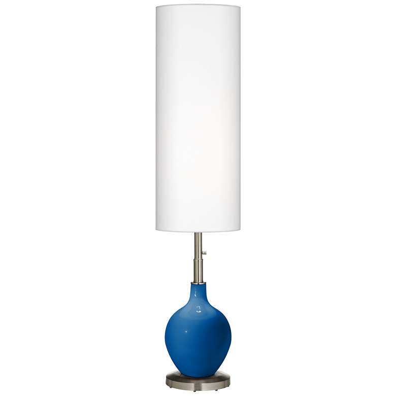 Image 1 Hyper Blue Ovo Floor Lamp by Color Plus