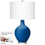 Hyper Blue Ovo Table Lamp With Dimmer