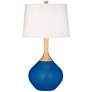 Hyper Blue Wexler Table Lamp with Dimmer