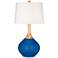 Hyper Blue Wexler Table Lamp with Dimmer