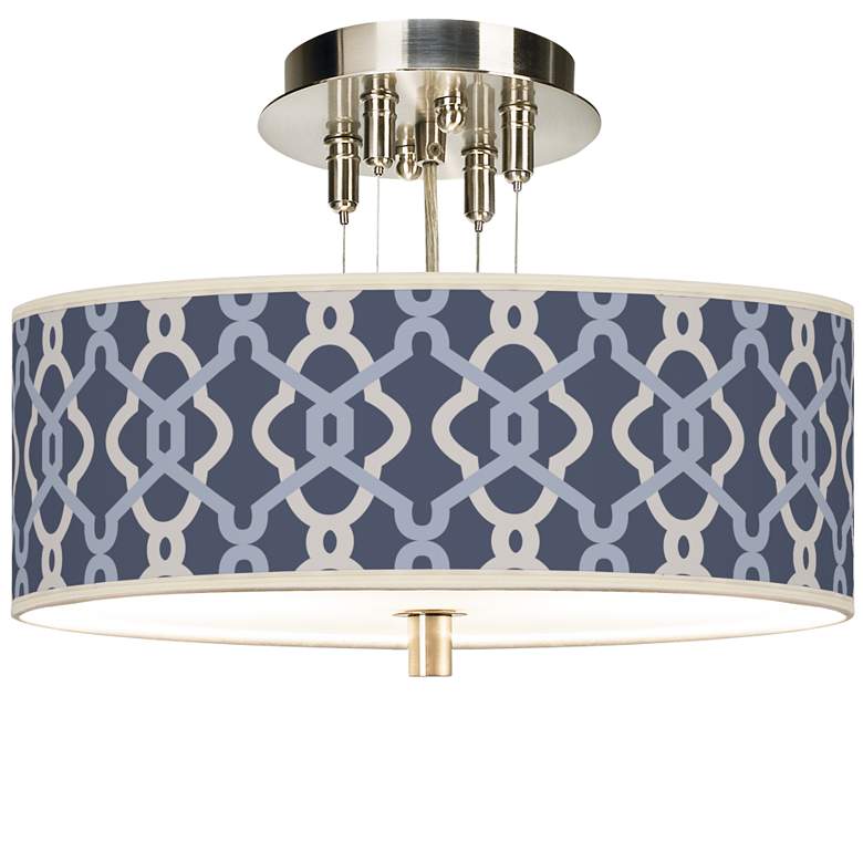 Image 1 Hyper Links Vista Giclee 14" Wide Ceiling Light