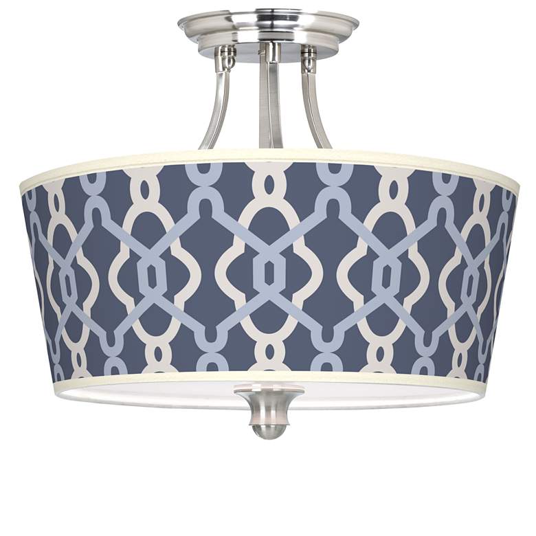 Image 1 Hyper Links Vista Tapered Drum Giclee Ceiling Light