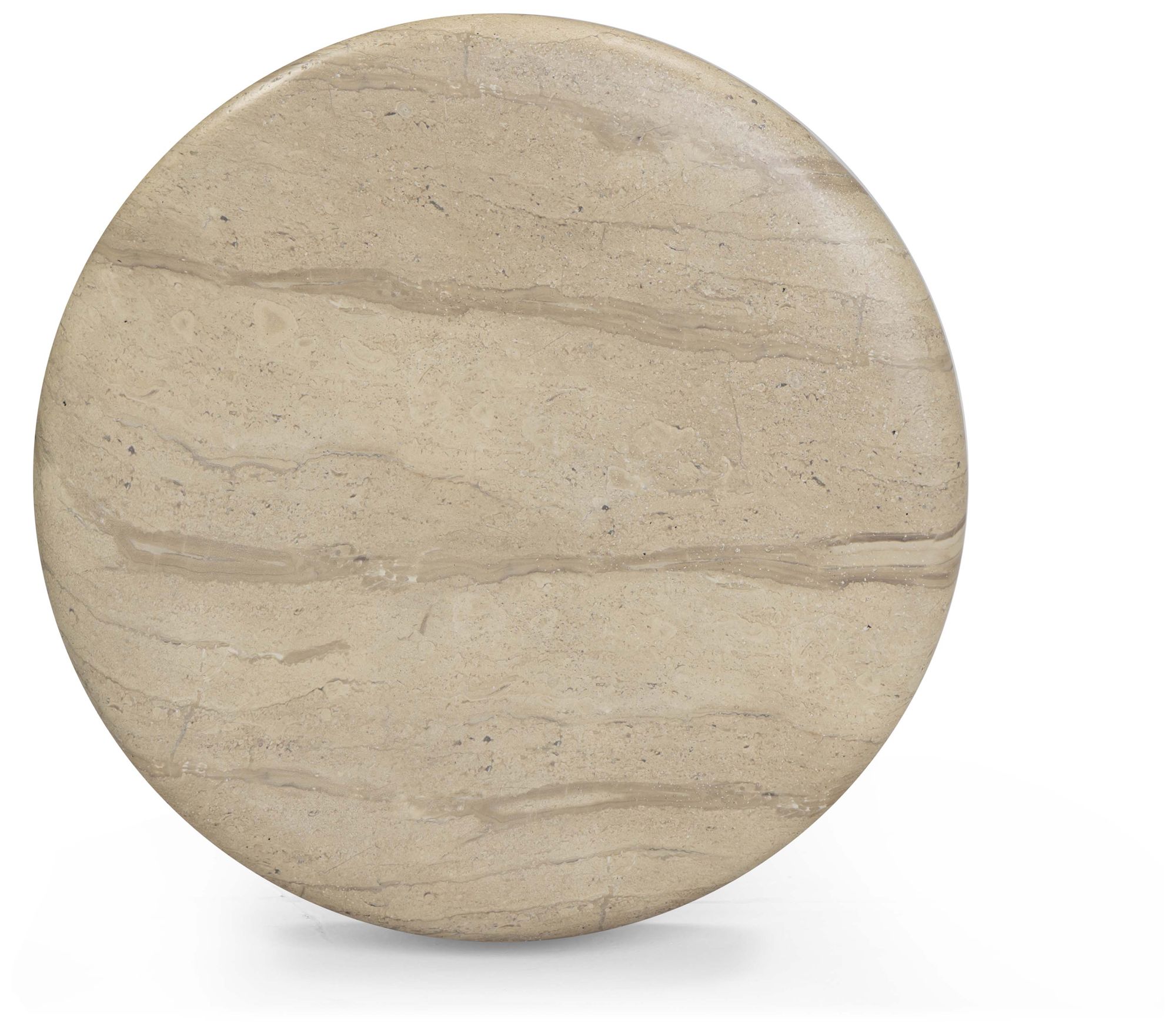 Image 5 Hyre Faux Travertine Indoor/Outdoor Concrete Side Table more views