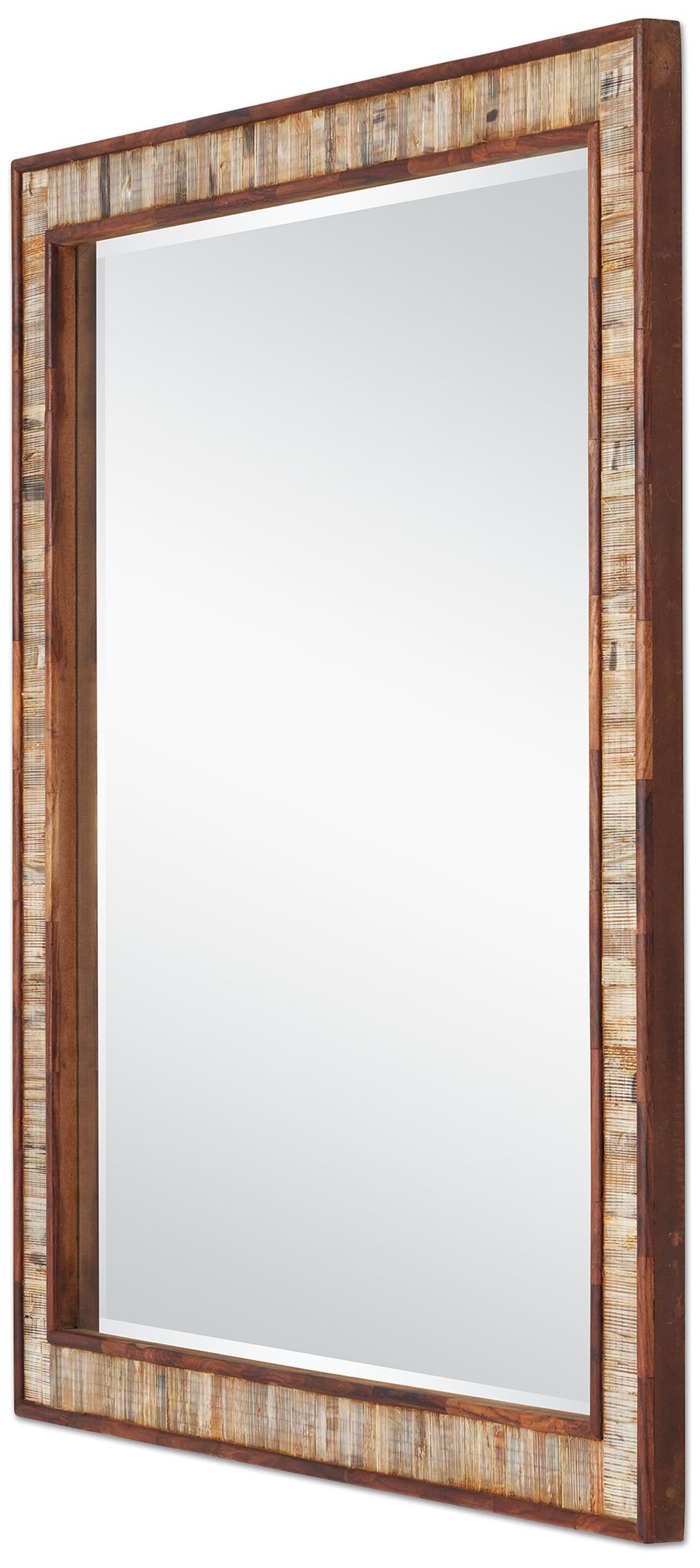 Image 2 Hyson Natural Wood 40" Square Oversized Wall Mirror more views