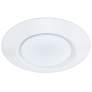 1_I Can't Believe It's Not Recessed 1.5"H x 7.5"W 1-Light Flush in White