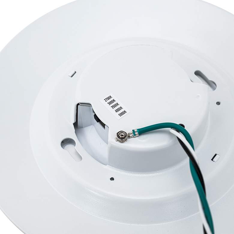 Image 4 I Can't Believe It's Not Recessed 1.5"H x 7.5"W 1-Light Flush in White more views
