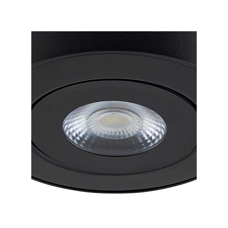 Image 2 I Spy 3.25 inchH x 5 inchW 1-Light Outdoor Flush Mount in Black more views