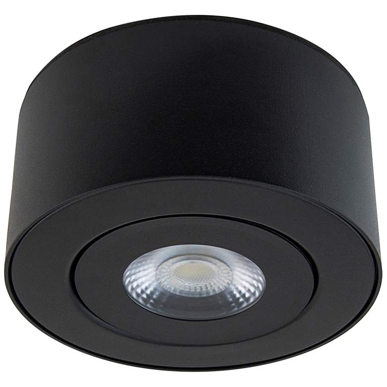 Image 2 I Spy 3.25 inchH x 5 inchW 1-Light Outdoor Flush Mount in Black