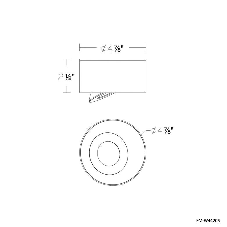 Image 6 I Spy 3.25"H x 5"W 1-Light Outdoor Flush Mount in White more views