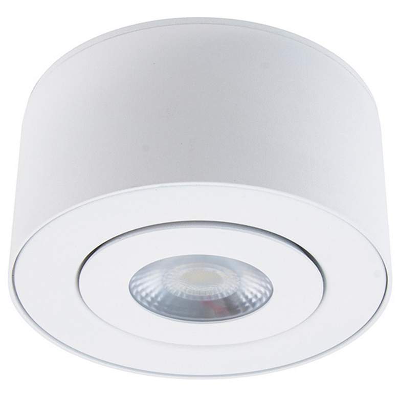 Image 2 I Spy 5" Wide White Metal LED Outdoor Ceiling/Wall Light