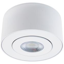 I Spy 5&quot; Wide White Metal LED Outdoor Ceiling/Wall Light