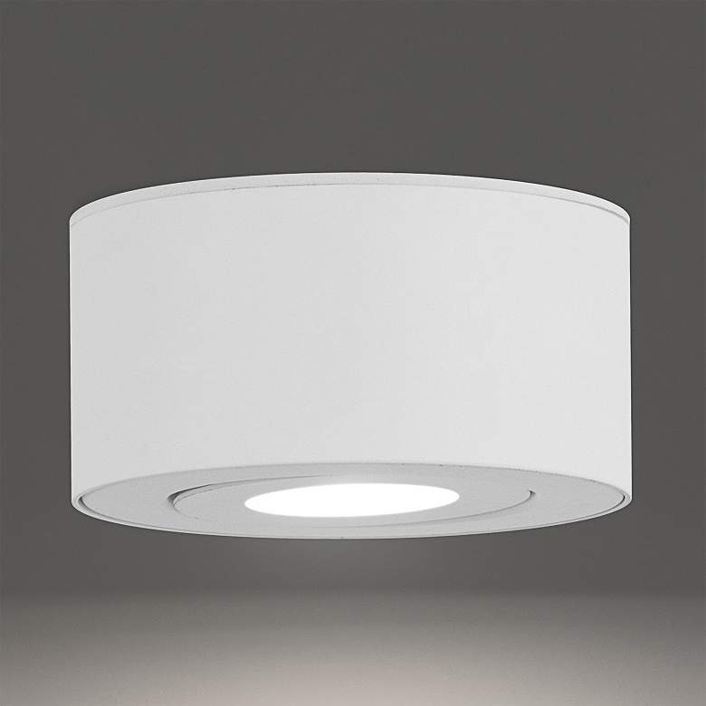 Image 1 I Spy 5 inch Wide White Metal LED Outdoor Ceiling/Wall Light