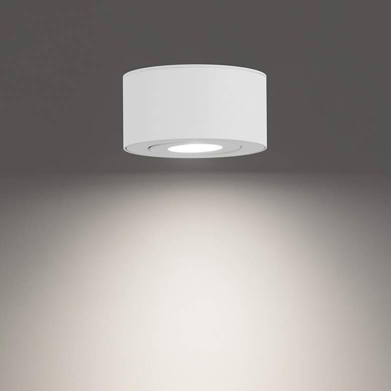 Image 1 I Spy 5 inch Wide White Metal LED Outdoor Ceiling/Wall Light