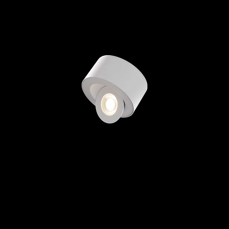 Image 5 I Spy 5" Wide White Metal LED Outdoor Ceiling/Wall Light more views