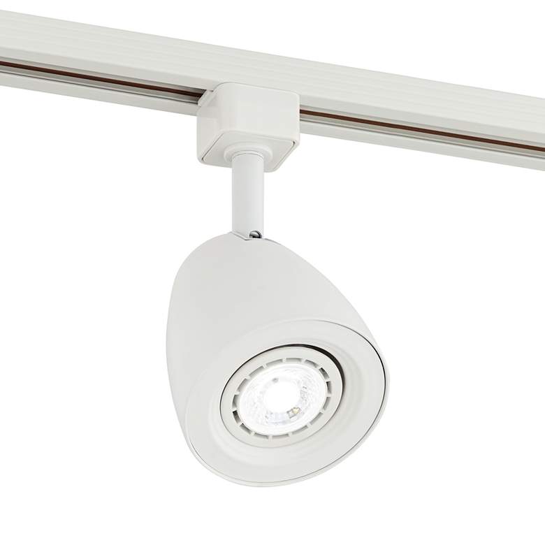 Image 2 Ian 4-Light White LED Track Fixture with Floating Canopy more views