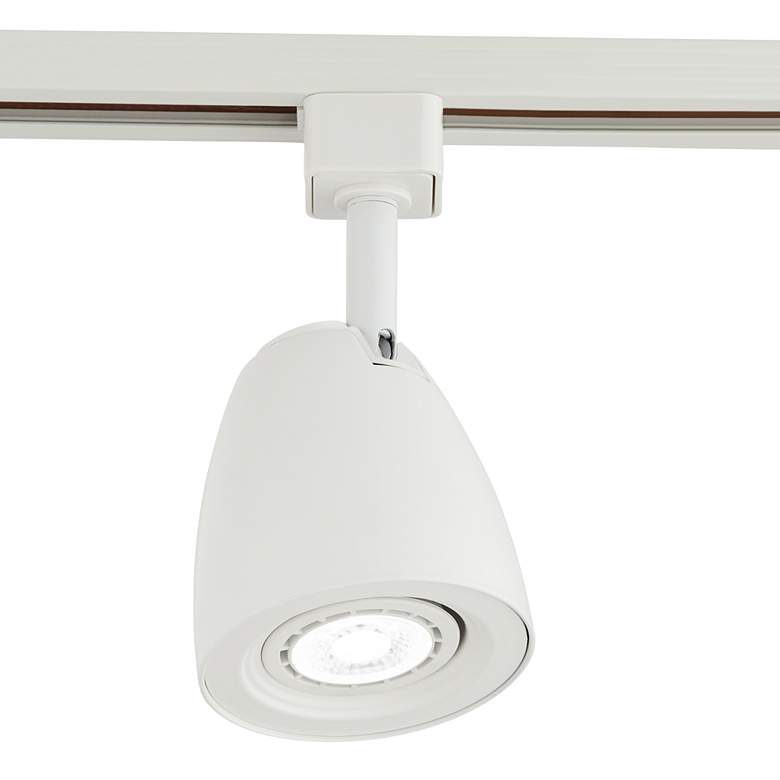 Image 3 Ian 4-Light White LED Track Fixture with Floating Canopy more views