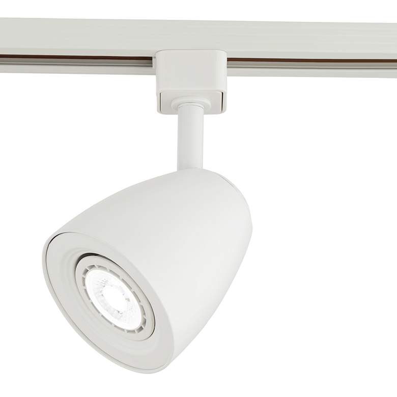 Image 4 Ian 4-Light White LED Track Fixture with Floating Canopy more views