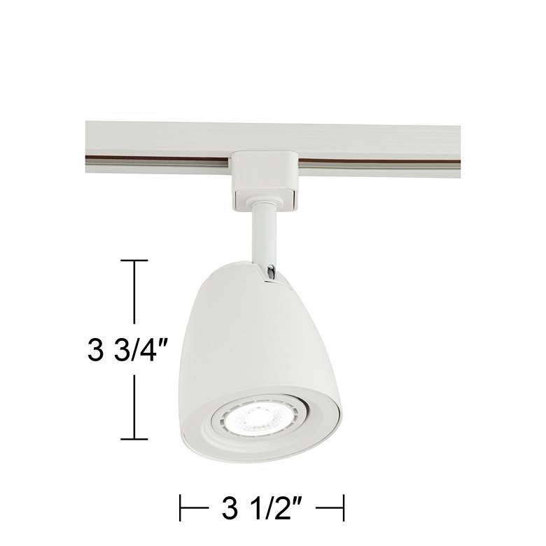 Image 6 Ian 4-Light White LED Track Fixture with Floating Canopy more views